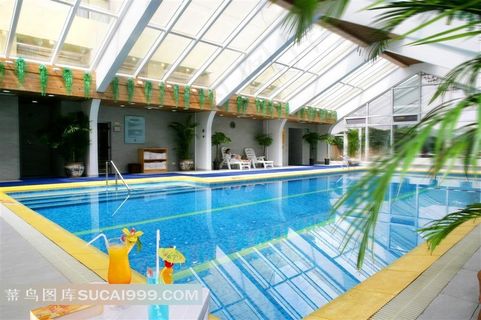 度假酒店水果饮料泳池壁纸