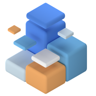 方块简约3D数据png图标素材