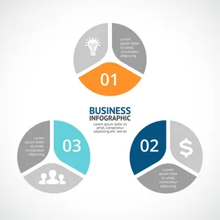 数据图表统计图形分析分类商务会议办公图标PSD模板素材