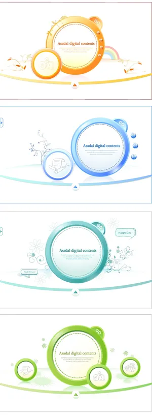 简约风名片海报边框图框素材AI矢量图 (247)