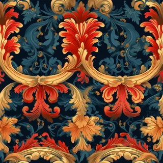 欧式纹理，巴洛克风格，无缝贴图，素材