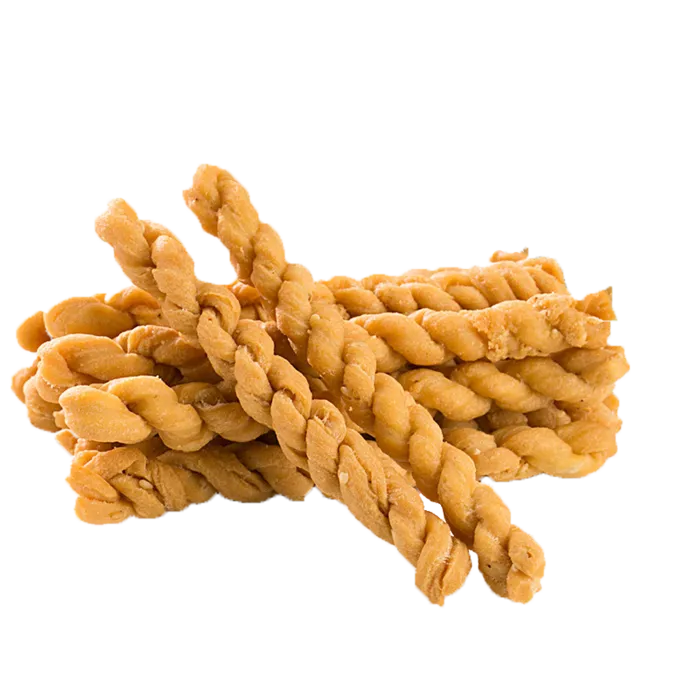麻花，黄色，小吃，零嘴，美味可口小零食免抠素材