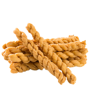 麻花，黄色，小吃，零嘴，美味可口小零食免抠素材