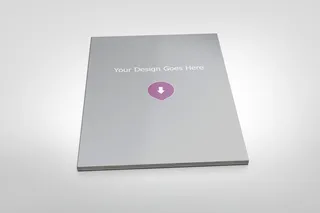 简约画册样机