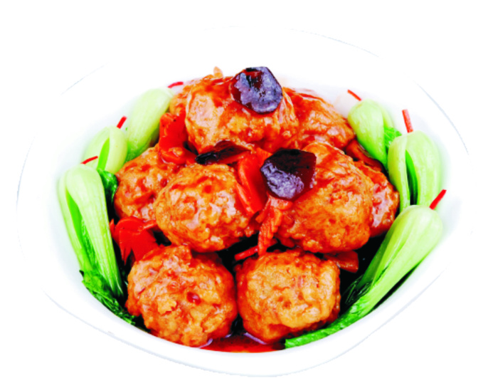  黄焖圆子-