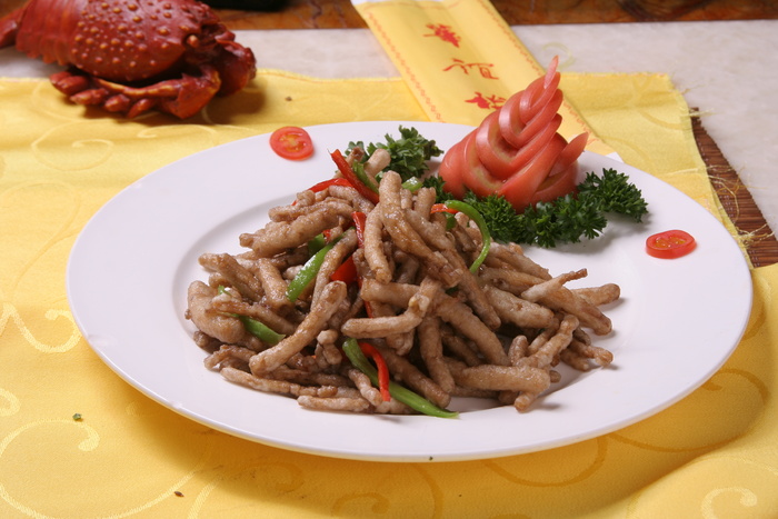 干煸茶树菇 (3)