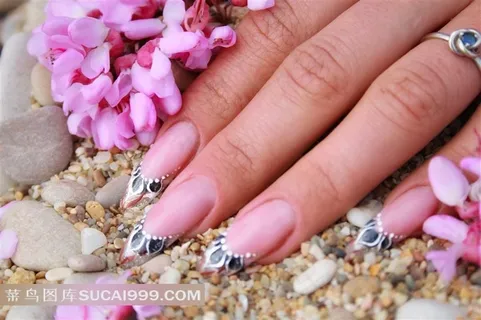 高清美女美甲鲜花时尚图片下载