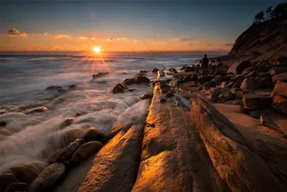 唯美海边自然美景素材