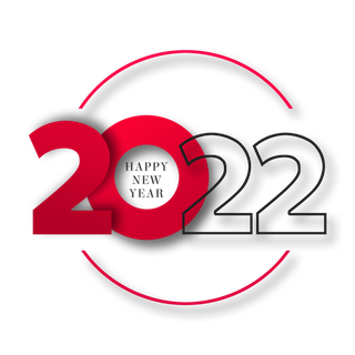 2022新年艺术创意字体虎年3D立体标题数字文字png免抠字素材