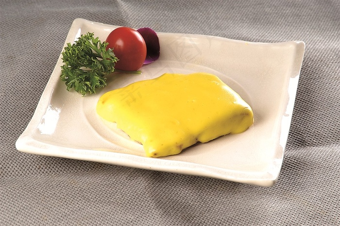 和风特色牛扒美食素材图片