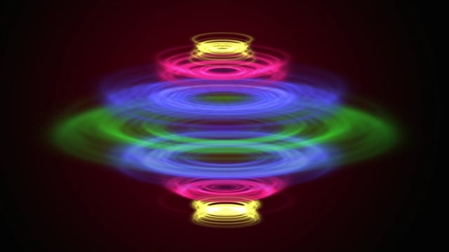 不明飞行物, 波浪, 信号, 多彩多姿的, 抽象的, 有色