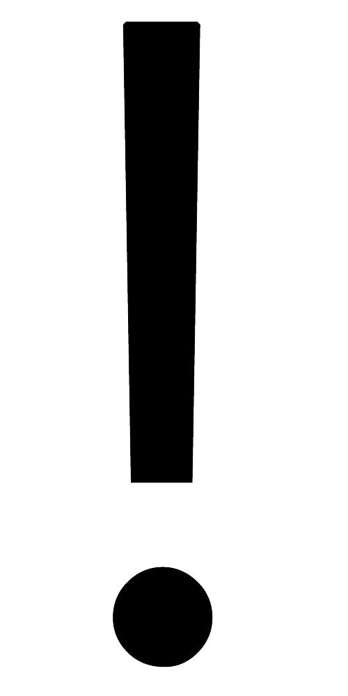 感叹号 PNG免抠(500x1000)
