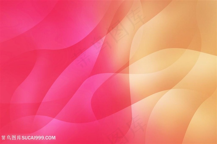 红黄曲线渐变叠加背景图片