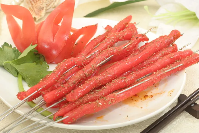 烤腊肠1元个
