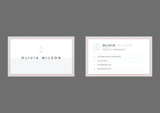 28名片 时尚 潮流 个性 前卫