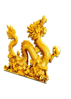 雕塑金龙素材