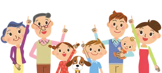 一家人卡通