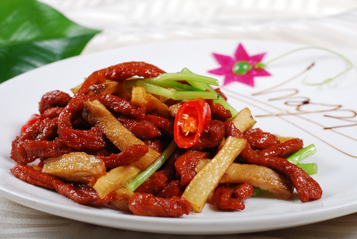 川菜湘菜高清菜谱 菌香炒牛柳