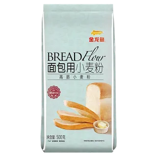 金龙鱼面包用小麦粉500克超市商品白底图免抠实物摄影png格式图片透明底