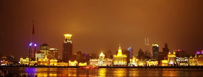 高清城市建筑灯光夜景