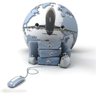 飞机物流行李箱图片下载