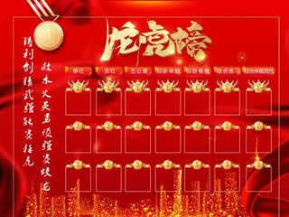 文化墙（龙虎榜）