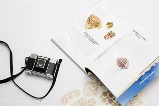 相机与书的摆拍