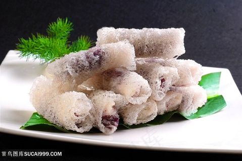 小吃香芋卷的美食图片