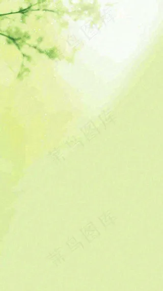 绿色清新阳光渐变背景，淡雅清爽