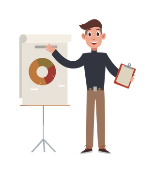 商务 人士 站着 演讲