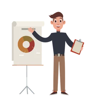 商务 人士 站着 演讲