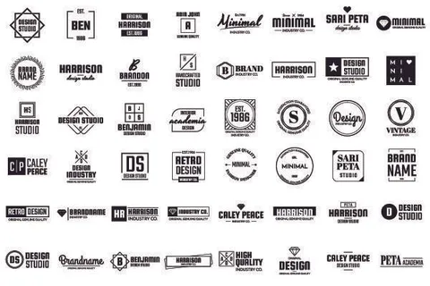 手绘Logo标志素材