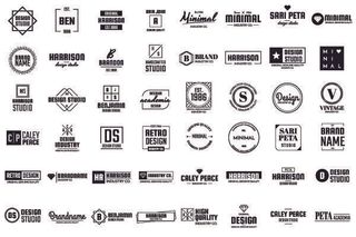 手绘Logo标志素材