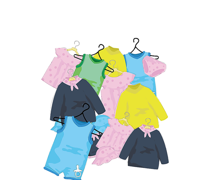 衣服卡通孩子