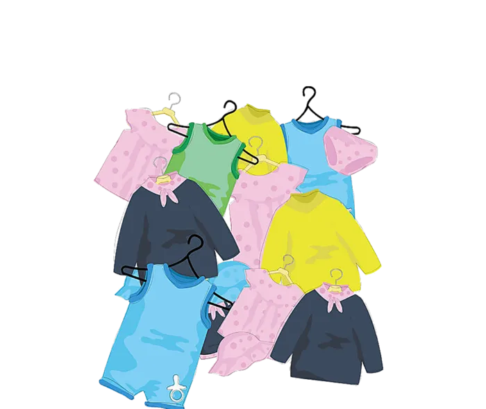 衣服卡通孩子