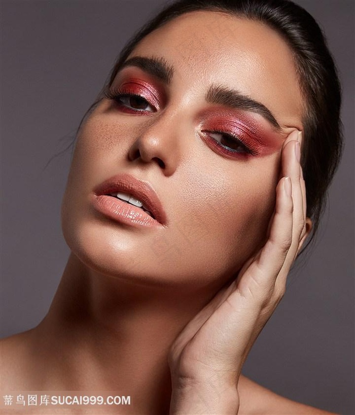 化妆品模特美容