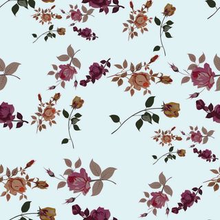 花卉唯美手绘花朵面料纹理手机壳布料面料印花服装矢量图案素材