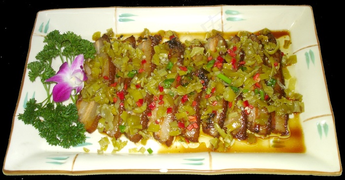 0369酱椒蒸扣肉