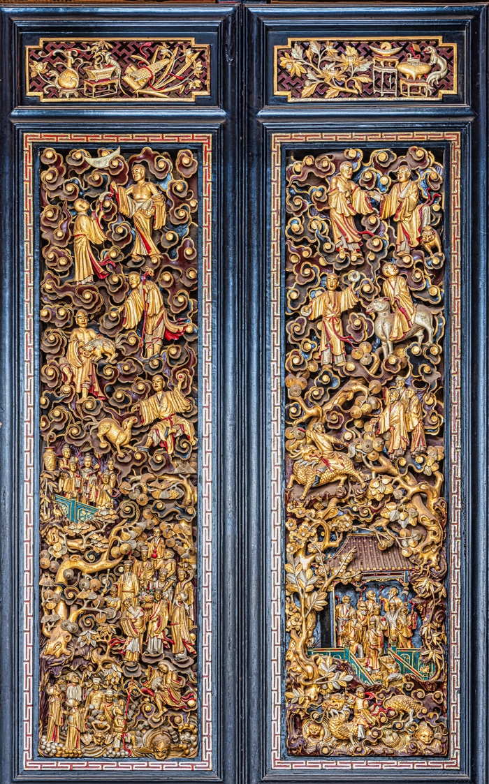 通海三圣宫木雕