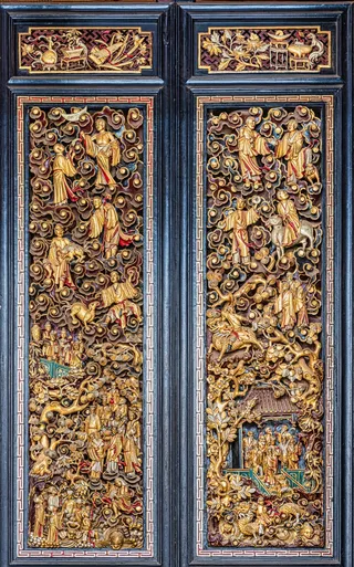 通海三圣宫木雕