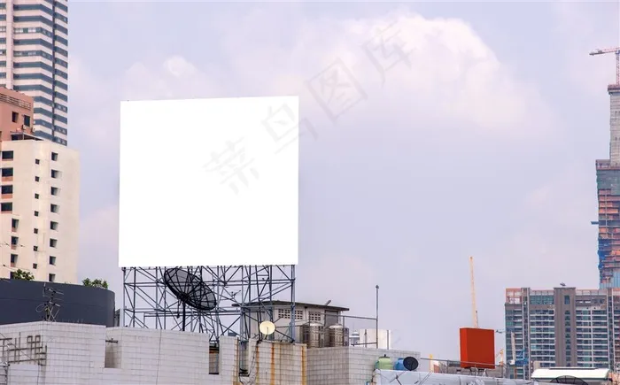 城市高炮展示摄影高清图片