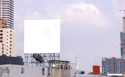 城市高炮展示摄影高清图片