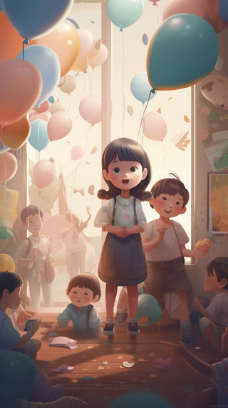 儿童 节日 快乐 热闹 开心