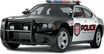 警车 PNG免抠(400x206)