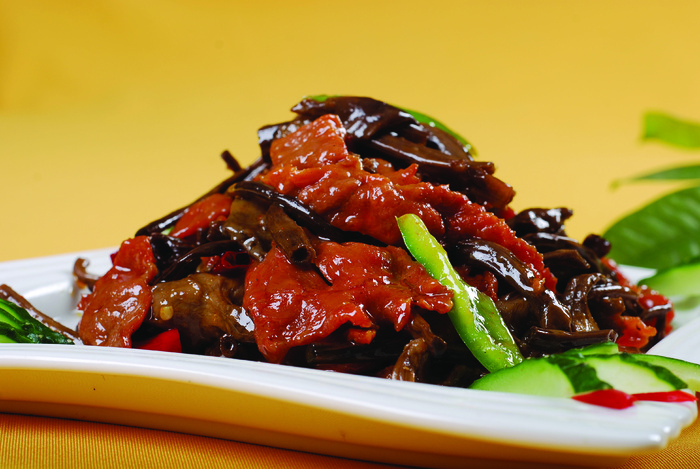 0911CC-138茶树菇炒牛肉