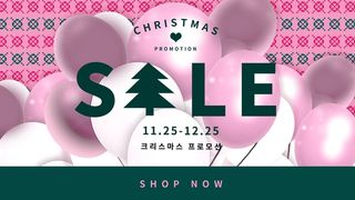 圣诞节圣诞树圣诞老人闪亮装饰电商促销折扣海报