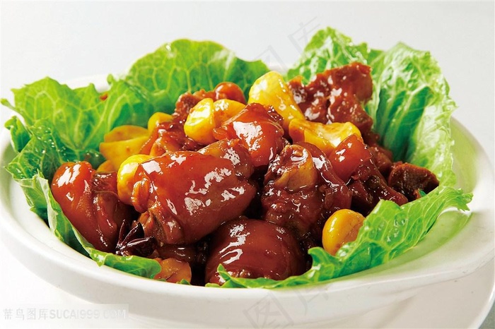 猪蹄卤猪蹄红烧猪蹄酱香猪蹄高清摄影图