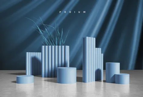 光影质感时尚电商产品场景分层背景