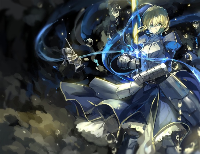 神话战士saber
