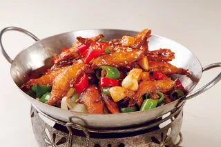 干锅美食焖锅湘菜麻辣香辣纸锅干锅扒皮鱼